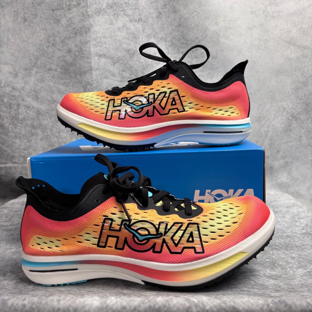 HOKA Cielo Flyx Track and Field Shoes New‎ in Box Men's 7.5 Women's 9